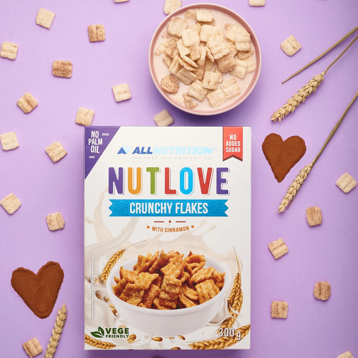NUTLOVE CRUNCHY FLAKES with cinnamon