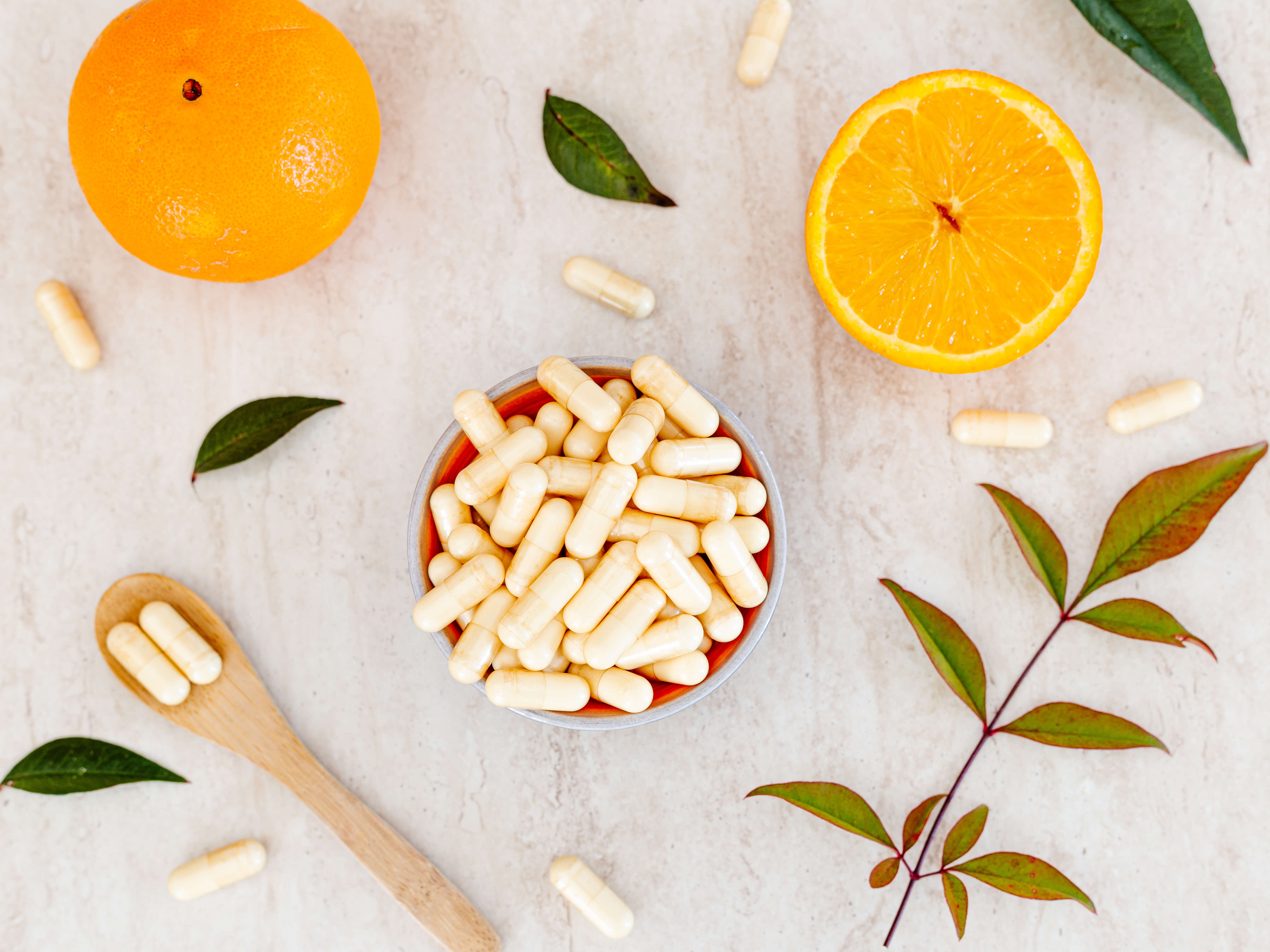 witamina C w kapsułkach 