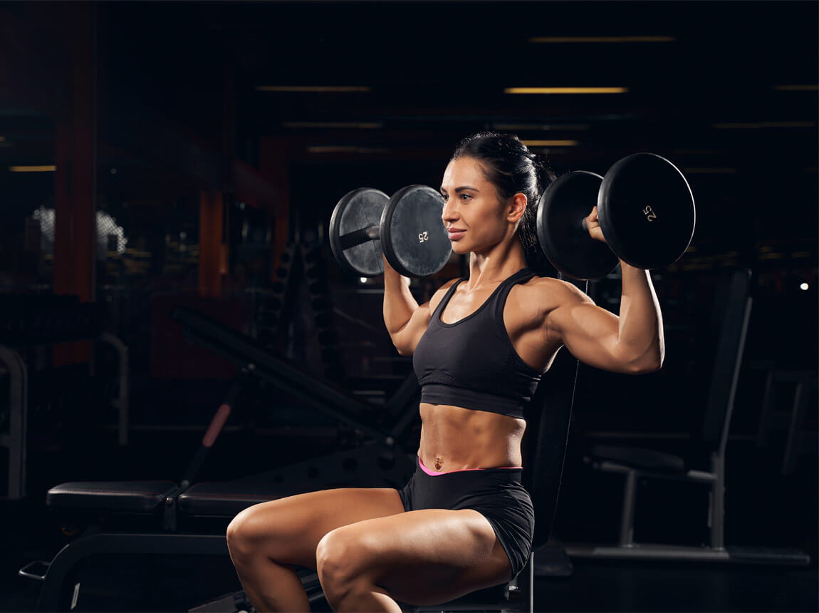 kreatywna - kobieta, trening 