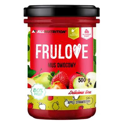 ALLNUTRITION FRULOVE Mus Owocowy Jabłko Truskawka