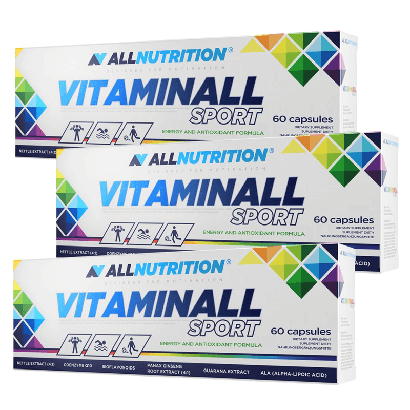 ALLNUTRITION 3x Vitaminall Sport 60 kapsułek