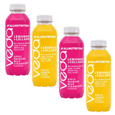ALLNUTRITION 4 x Veda Lemonade + Collagen 550ml