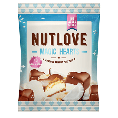 ALLNUTRITION NUTLOVE Magic Hearts Coconut Almond Pralines