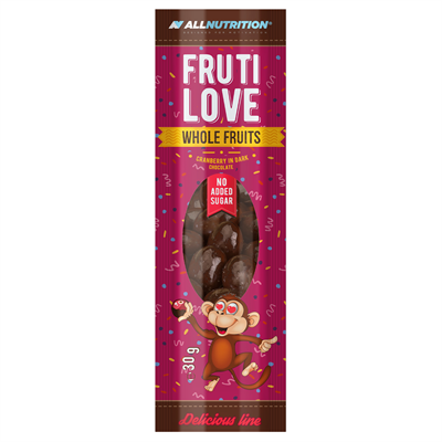 ALLNUTRITION FRUTILOVE Whole Fruits - Żurawina W Ciemnej Czekoladzie