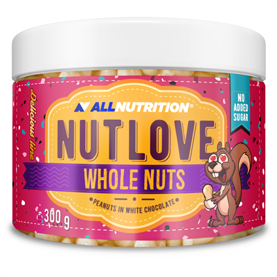 ALLNUTRITION NUTLOVE WHOLENUTS - ARACHIDY W BIAŁEJ CZEKOLADZIE