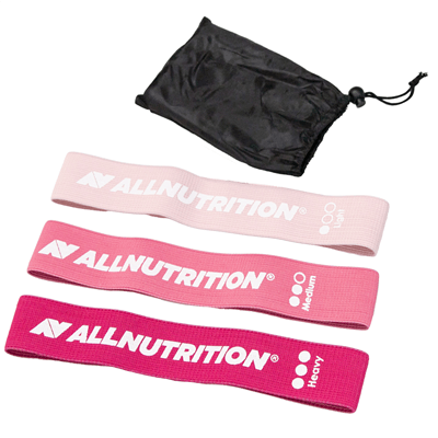 ALLNUTRITION Mini Band - Zestaw Materiałowych Gum Do Ćwiczeń