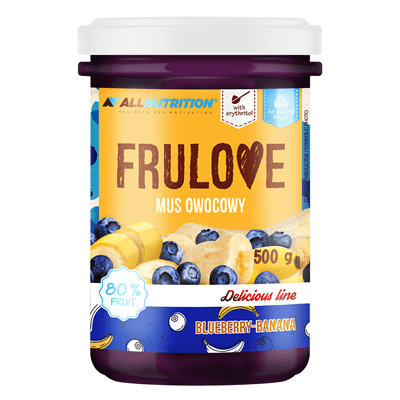 ALLNUTRITION FRULOVE Mus Owocowy Jagodowo Bananowy