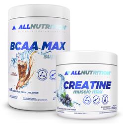 Creatine Muscle Max 250g + BCAA Max Support 500g