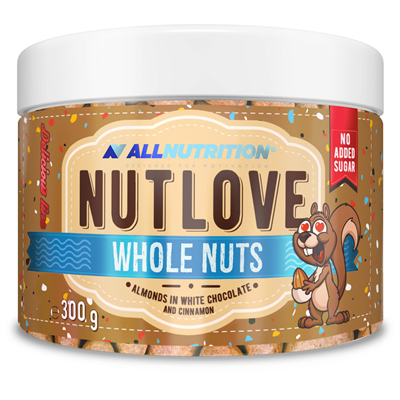 ALLNUTRITION Nutlove Wholenuts - Migdały W Białej Czekoladzie I Cynamonie