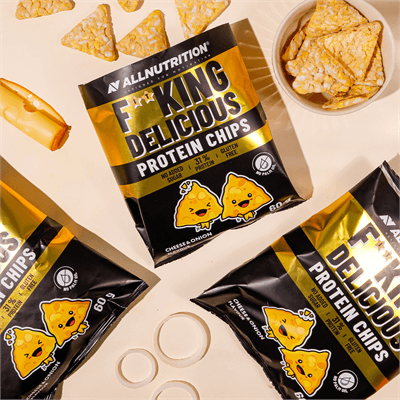 ALLNUTRITION Fitking Delicious Protein Chips Cheese Onion