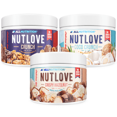 ALLNUTRITION 3x Nutlove 500g (zestaw)