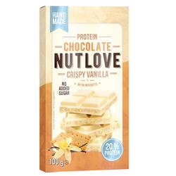 Protein Chocolate Nutlove Crispy Vanilla With Biscuits