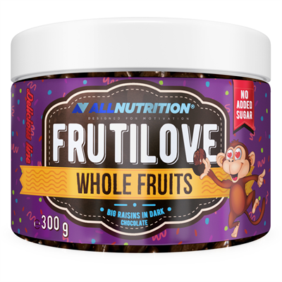 ALLNUTRITION FRUTILOVE Whole Fruits - Duże Rodzynki W Ciemnej Czekoladzie